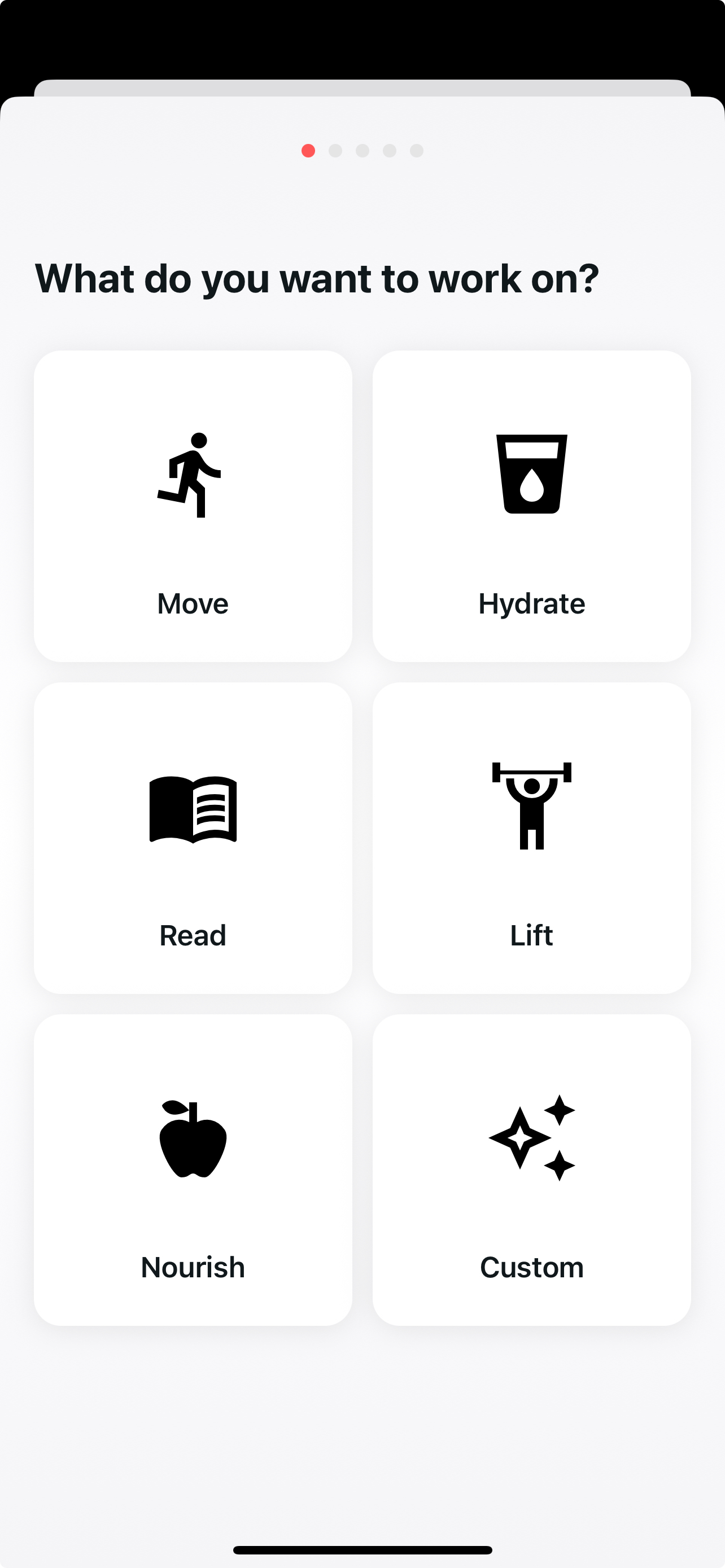 Challenge picker screen